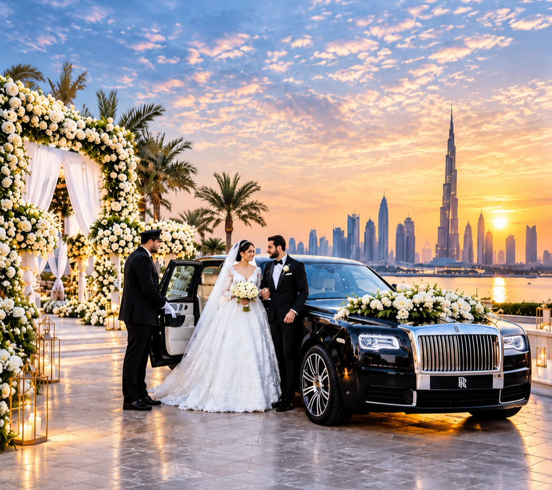 Wedding chauffeur service